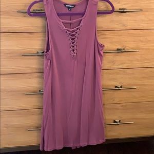 Sleeveless jersey dress